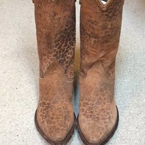 Old Gringo Leopardito Leather Cowgirl Boots-New